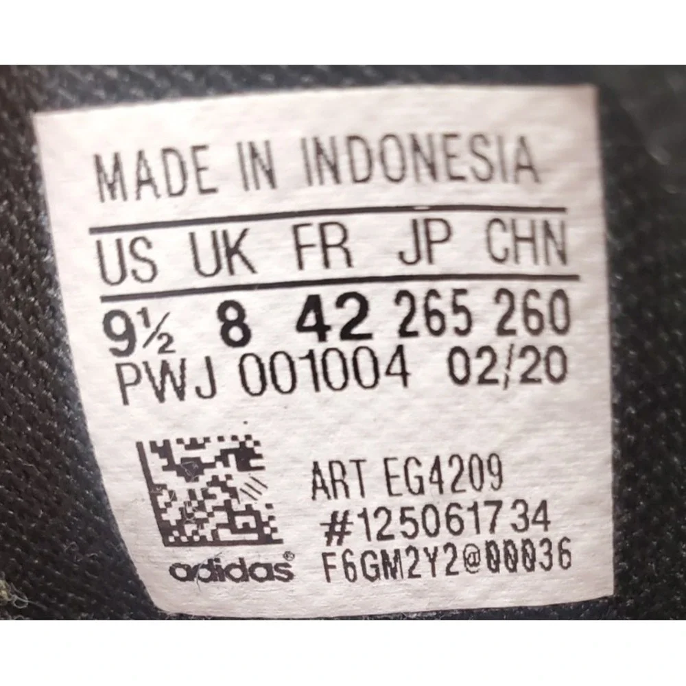 Adidas Womens Size 9.5‎ Black/ Purple  Running Shoes Lace Up PWJ001004